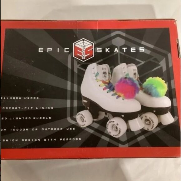 NiP Epic Allure Light-Up Roller Skates, Women's Size 10 - Picture 6 of 8